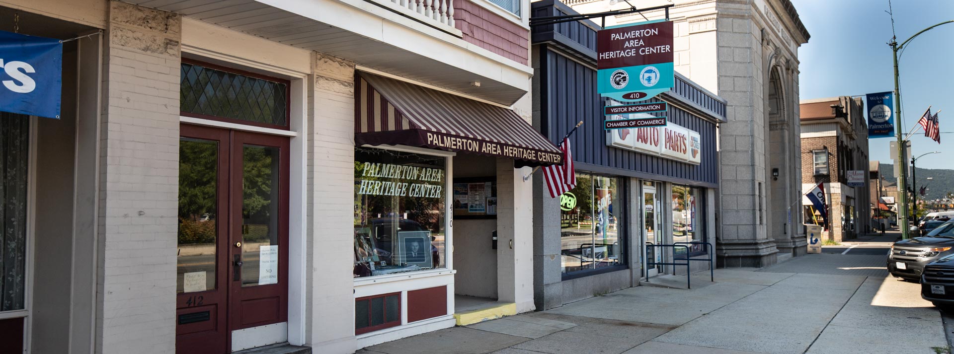 Another view of the exterior of the Heritage Center of the Palmerton Area Historical Society